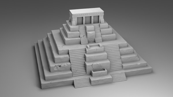 modelo 3d Pirámide de maya - TurboSquid 1700131