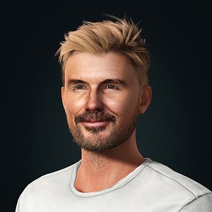 David Beckham 3D Model - Hyper Realistic - Low Poly