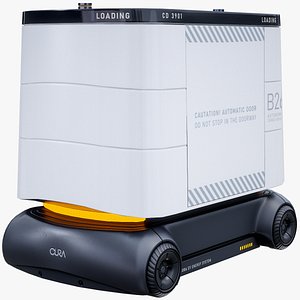 Airport Cargo Robot Vehicle Movus PBR