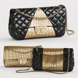 handbag chanel 3D model