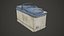 Автомобильный аккумулятор 100 6CT 12 Вольт - PBR Game Ready Low-poly