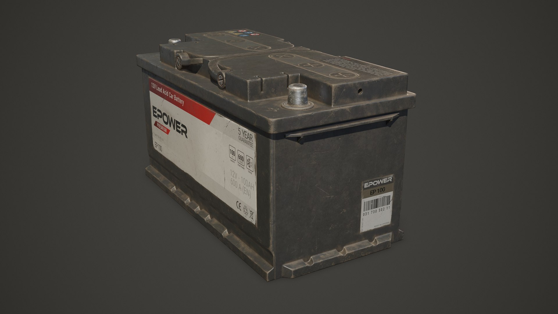 Car Battery 100 6CT 12 Volt - PBR Game Ready Low-poly 3D https://p.turbosquid.com/ts-thumb/qv/E8sOki/BW/car_battery_100_6ct_18/jpg/1736776597/1920x1080/fit_q87/9042e9c29ba01bc9c4280ca089e480182e186a93/car_battery_100_6ct_18.jpg