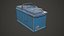 Автомобильный аккумулятор 100 6CT 12 Вольт - PBR Game Ready Low-poly