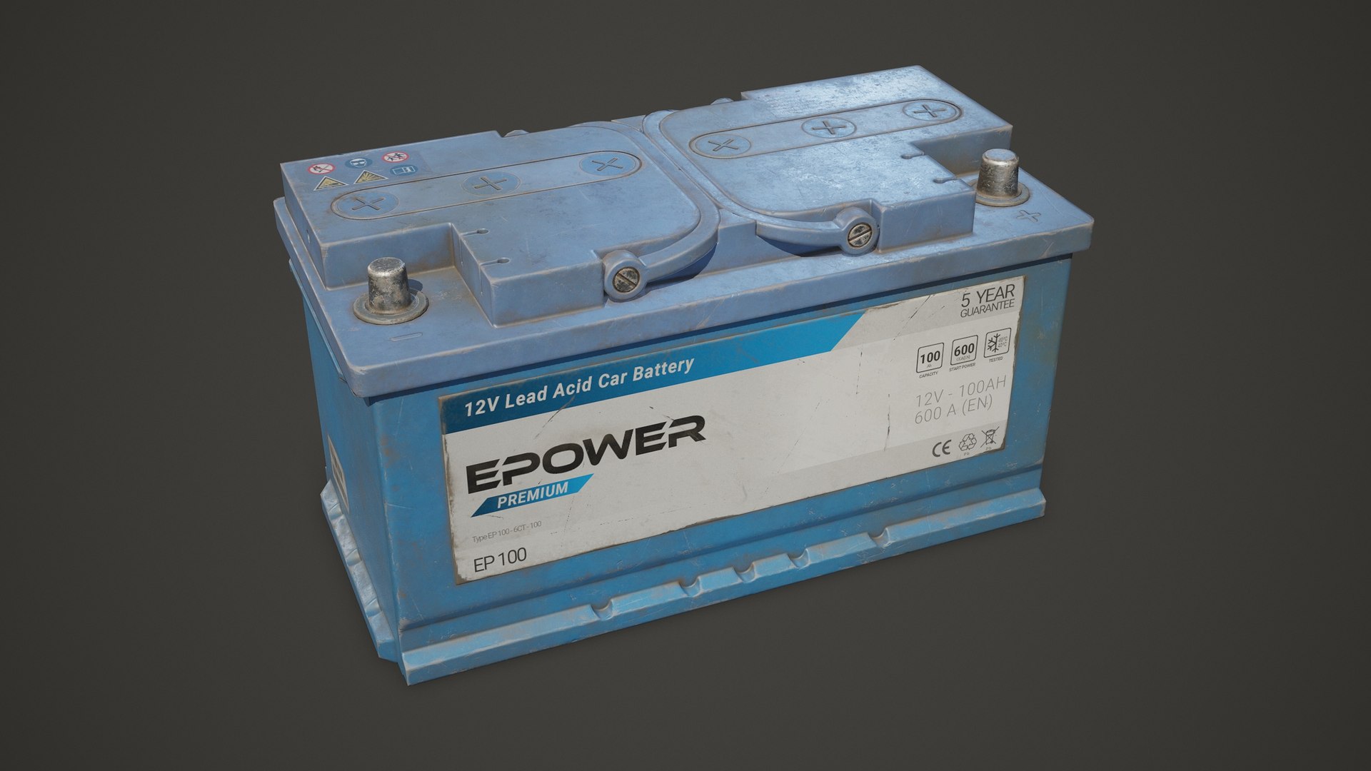 Car Battery 100 6CT 12 Volt - PBR Game Ready Low-poly 3D https://p.turbosquid.com/ts-thumb/qv/E8sOki/Hv/car_battery_100_6ct_06/jpg/1736776495/1920x1080/fit_q87/48f26f31802e807d39363a107ad14e0293d07dc4/car_battery_100_6ct_06.jpg