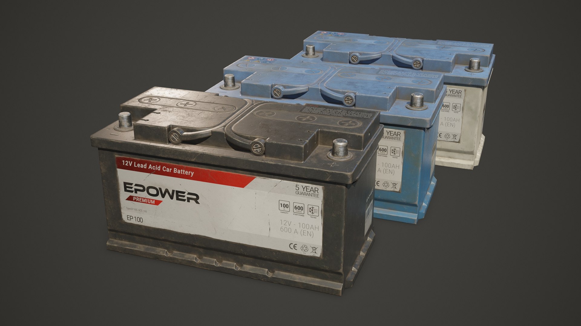 Car Battery 100 6CT 12 Volt - PBR Game Ready Low-poly 3D https://p.turbosquid.com/ts-thumb/qv/E8sOki/Vj/car_battery_100_6ct_03/jpg/1736776443/1920x1080/fit_q87/4de68fb68108288ca6fab5960349a5349e914d1a/car_battery_100_6ct_03.jpg
