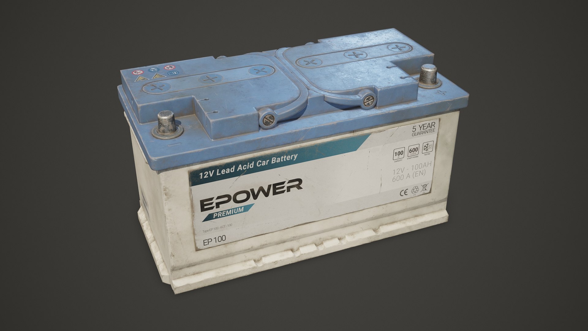 Car Battery 100 6CT 12 Volt - PBR Game Ready Low-poly 3D https://p.turbosquid.com/ts-thumb/qv/E8sOki/XZ/car_battery_100_6ct_08/jpg/1736776497/1920x1080/fit_q87/8ad18932dbe2d641f1fdc8c9e18088dacba6eb53/car_battery_100_6ct_08.jpg