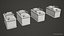 Автомобильный аккумулятор 100 6CT 12 Вольт - PBR Game Ready Low-poly