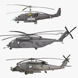 Marine Helicopters Collection 3D