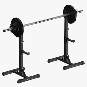 Barbell and Squat Stand Type 02 Clean and Dirty