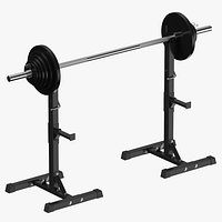 Barbell and Squat Stand Type 02 Clean and Dirty