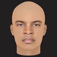 Low Poly TI Rapper Head