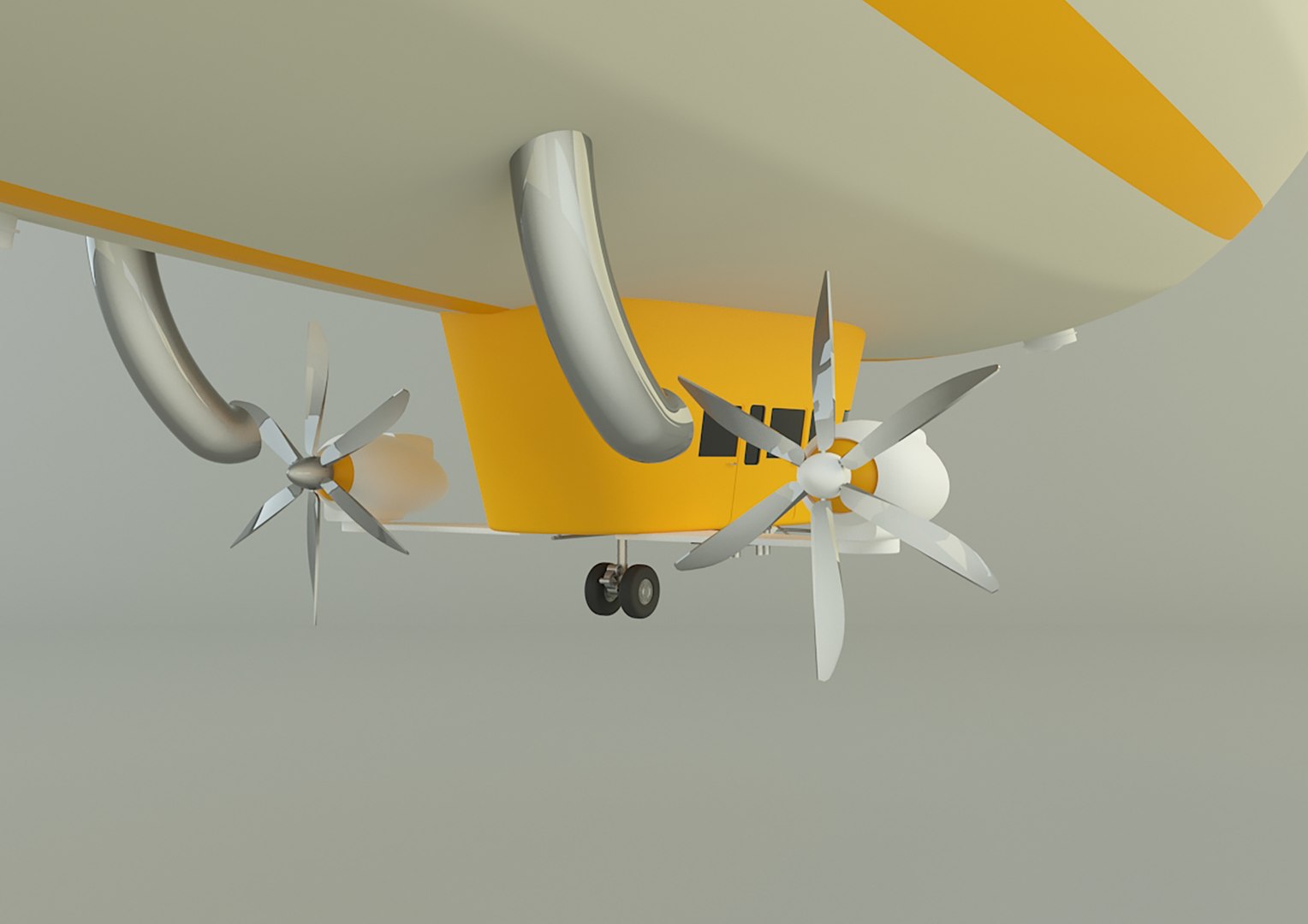 3D Zeppelin Model - TurboSquid 2070252