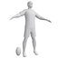 3d model rugby player
