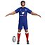 3d model rugby player