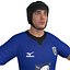 3d model rugby player