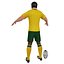 3d model rugby player
