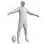 3d model rugby player