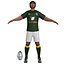 3d model rugby player