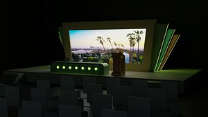 Event Stage Set Collection 3D model