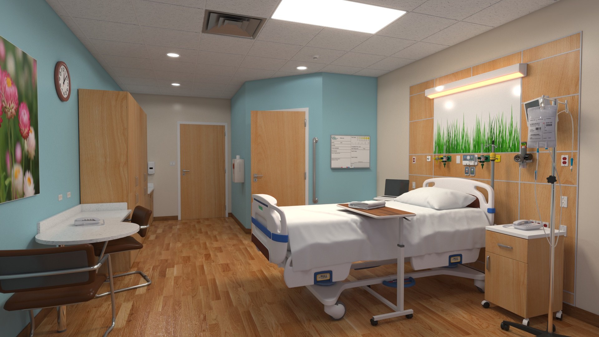 3D Patient Room V2 - TurboSquid 1896119