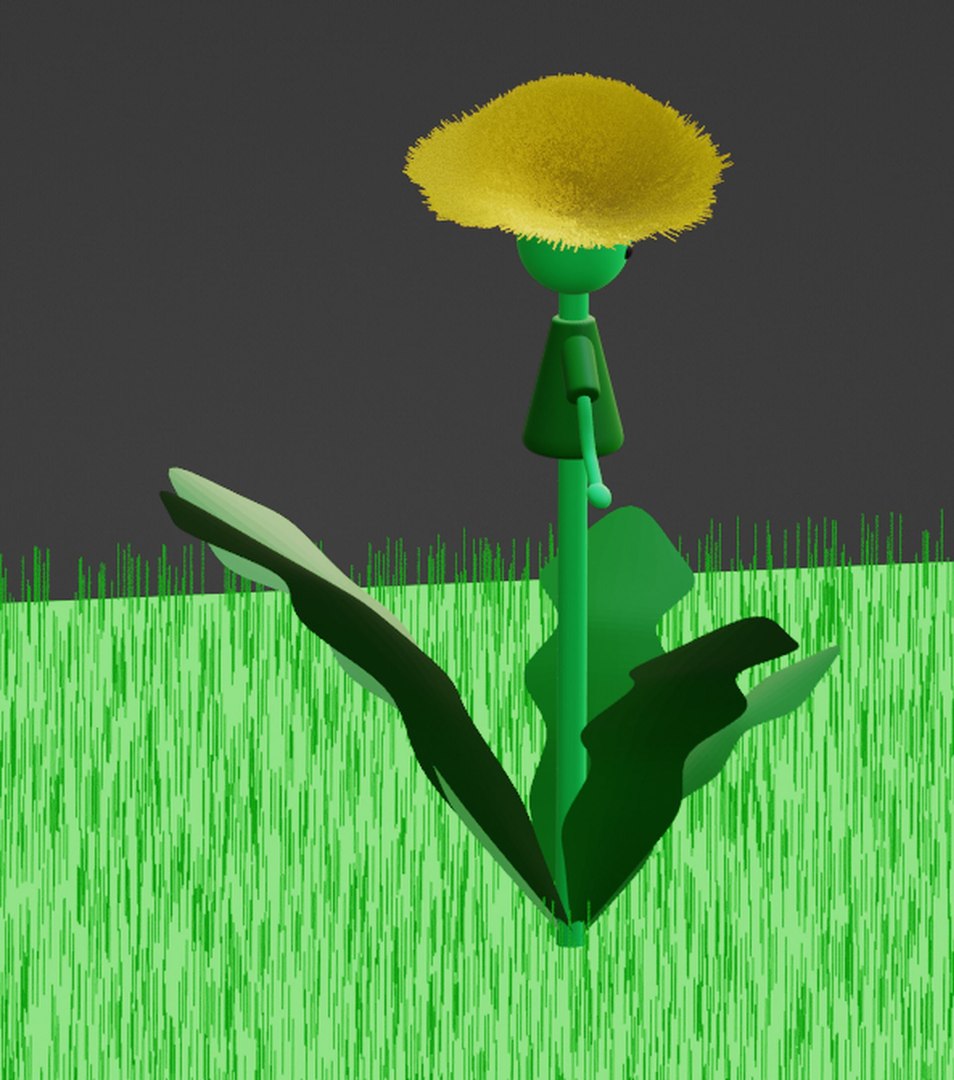 3D Dandelion Blender character mesh https://p.turbosquid.com/ts-thumb/qv/Thfkt9/BX/4/jpg/1687524884/1920x1080/fit_q87/a63b6377bc97908d024b0bd084cee17a8ead354b/4.jpg
