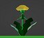 Malha de personagem Dandelion Blender