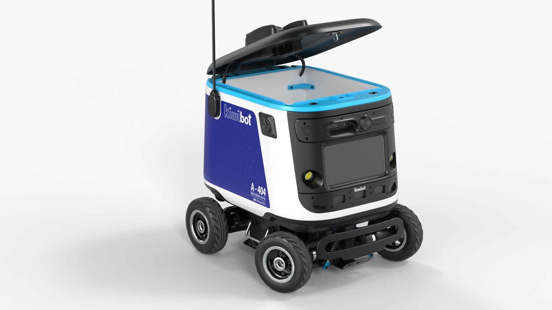 3D model Powered Off Delivery Robot Kiwibot Blue https://p.turbosquid.com/ts-thumb/qv/VdBfem/hX/poweredoffdeliveryrobotkiwibotblue3dmodel018/jpg/1721283926/1920x1080/fit_q87/85e8c78befcaf92c0eb266ea9cc448975f42a6b7/poweredoffdeliveryrobotkiwibotblue3dmodel018.jpg