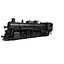 Steam Locomotive Train 3D Model