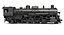 Steam Locomotive Train 3D Model