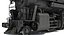 Steam Locomotive Train 3D Model