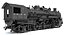 Steam Locomotive Train 3D Model