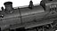 Steam Locomotive Train 3D Model
