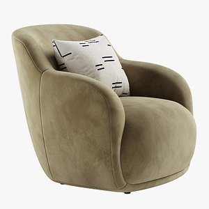 Stevie Dark Green Lounge Chair