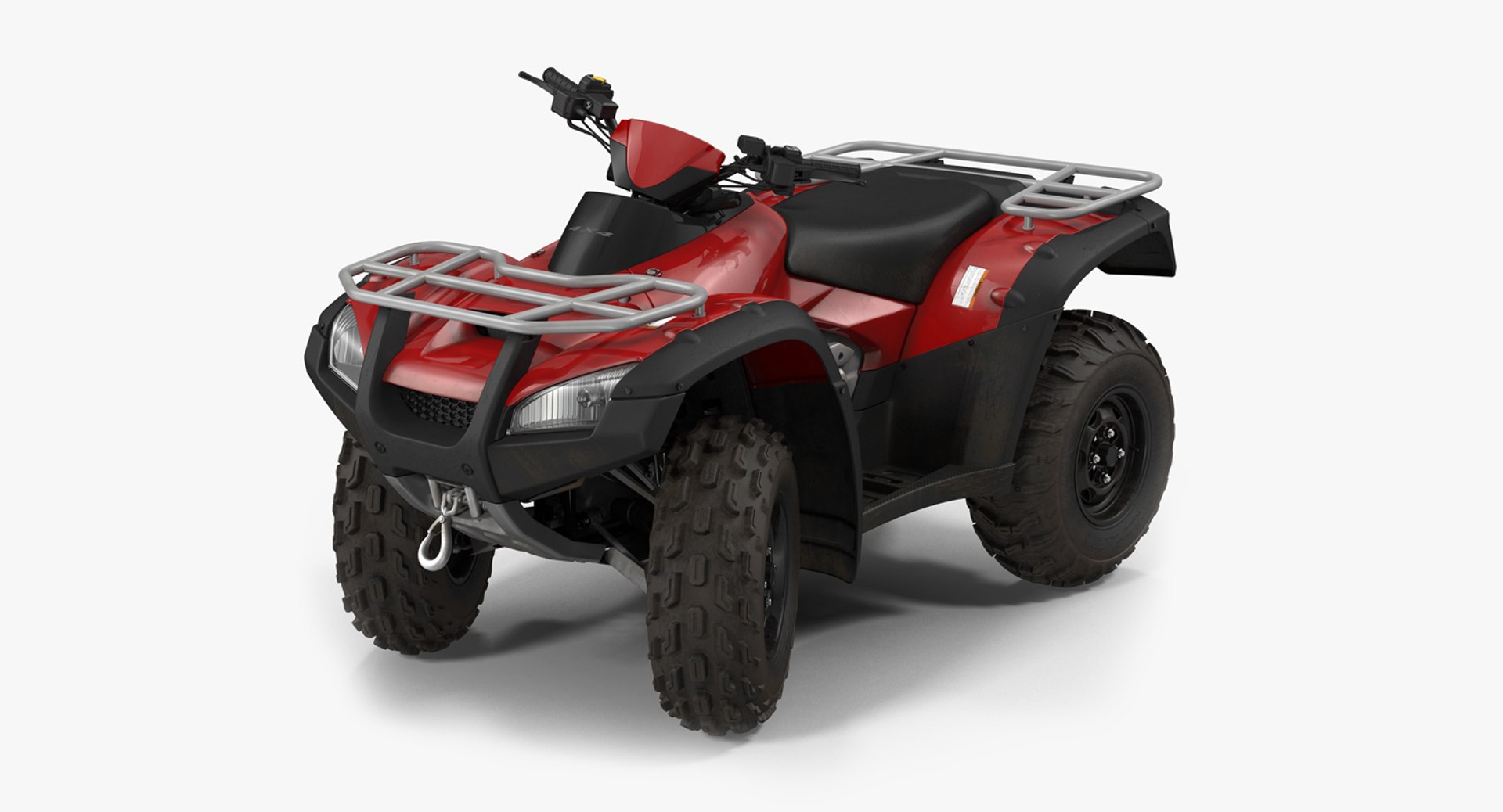 ATV Bike Generic Rigged 3D model preview