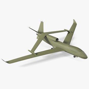 3D model High Altitude Long Endurance Patrol UAV