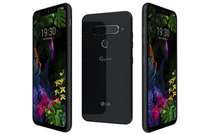 LG G8s ThinQ New Aurora Black Low Poly 3D model