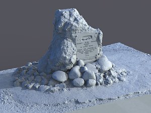 rock plaque scanned polys 3D model