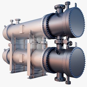 3D Heat Exchanger Highly Detailed