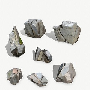 Rock Set 3D