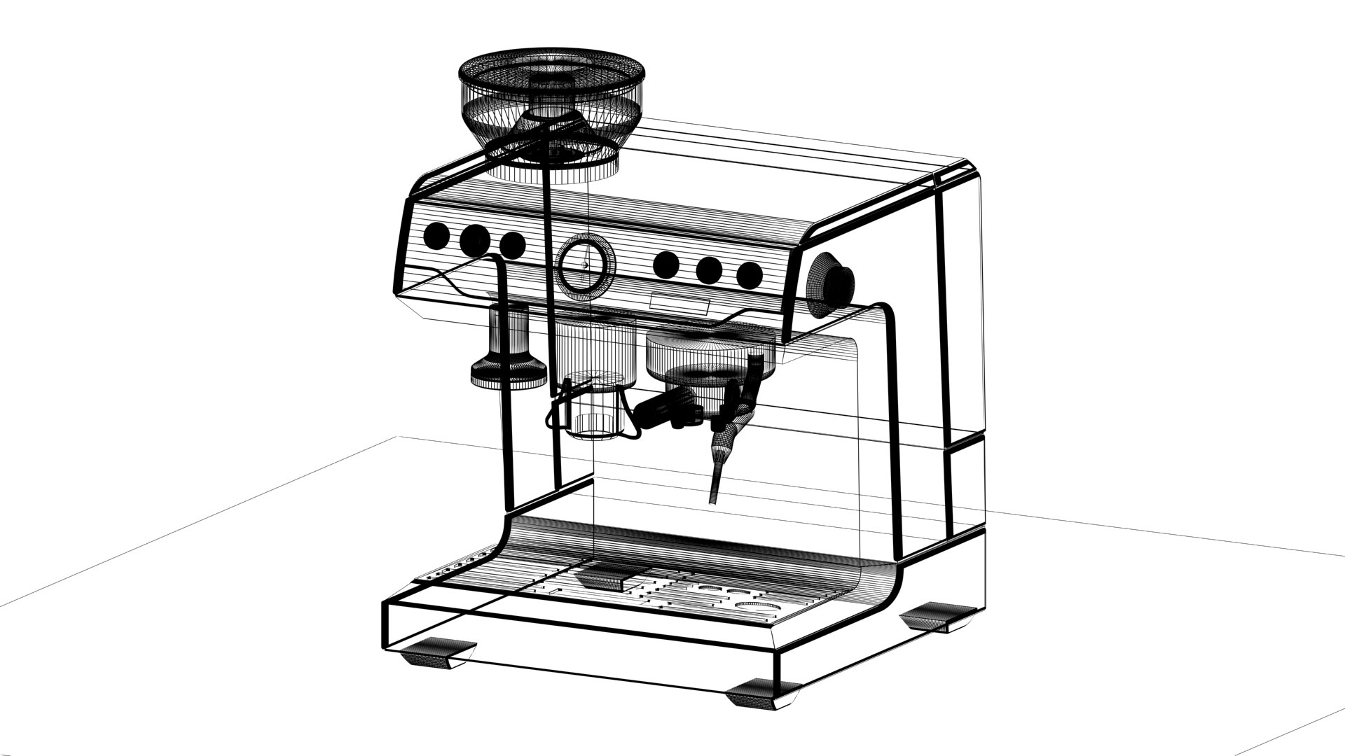 Coffee Machine 3D https://p.turbosquid.com/ts-thumb/qw/5CTrbh/q2/coffeemachinewire2/jpg/1679253649/1920x1080/fit_q87/7f96074dbfaabde5ebadd5084f21e942a75cdddd/coffeemachinewire2.jpg
