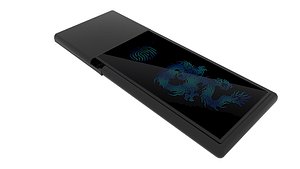 3D model lighter flameless fingerprint sensor