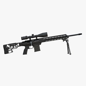 TAC21 Gen2 Black Chassis System for Remington 700  7,62x51