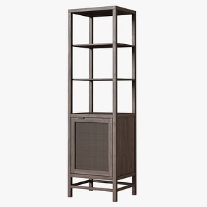 Crate and Barrel Blake display rack 3D