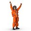 astronaut wearing advanced crew c4d
