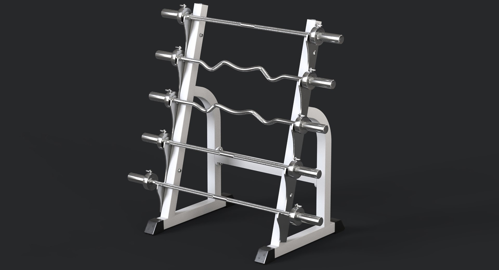Barbell Rack 3D Model - TurboSquid 1190894