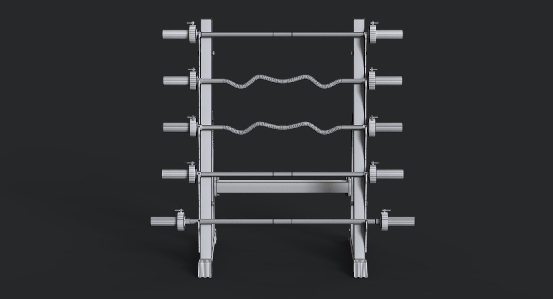 Barbell Rack 3D Model - TurboSquid 1190894