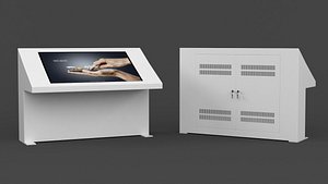 3D Information Kiosk model