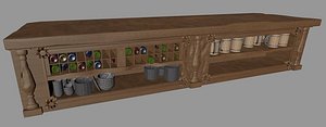 Detailed Cabinet bar