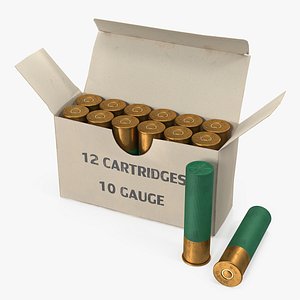 Box of 10 Gauge Shotgun Shells