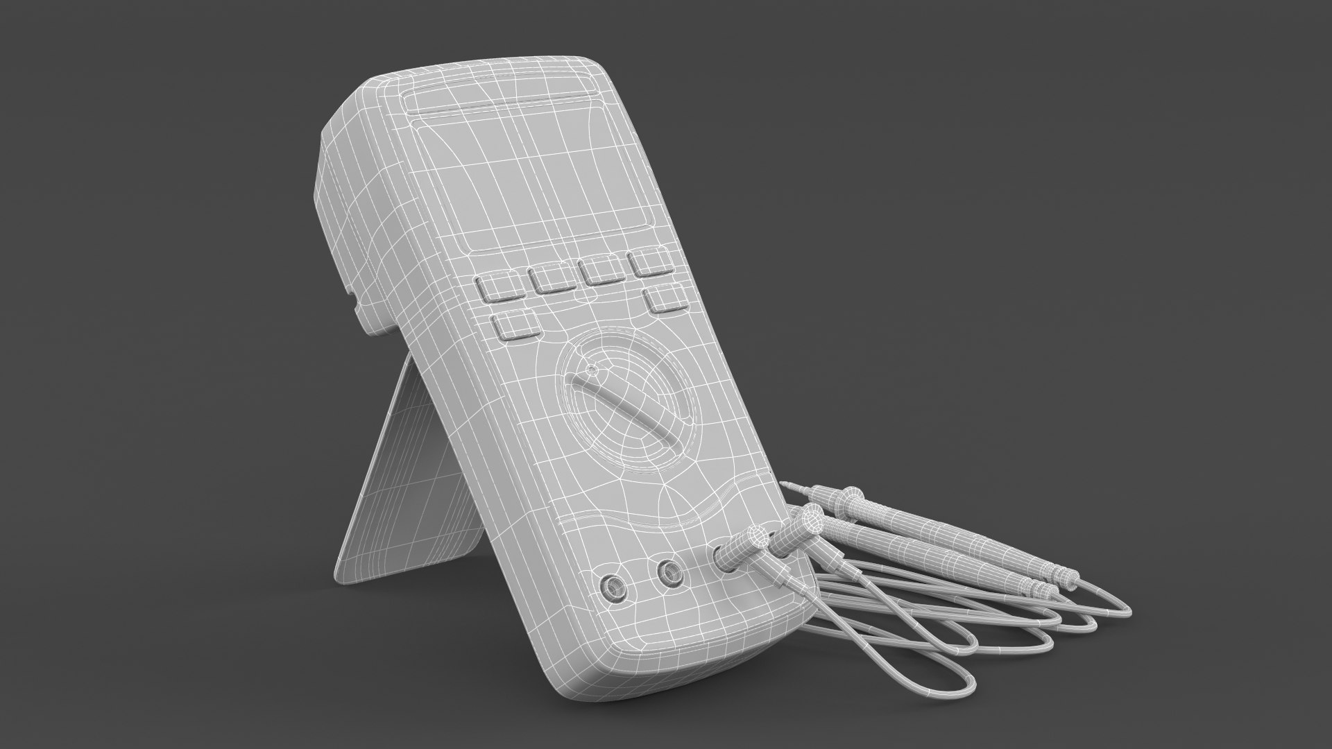 Digital Multimeter 3D Model - TurboSquid 1927636